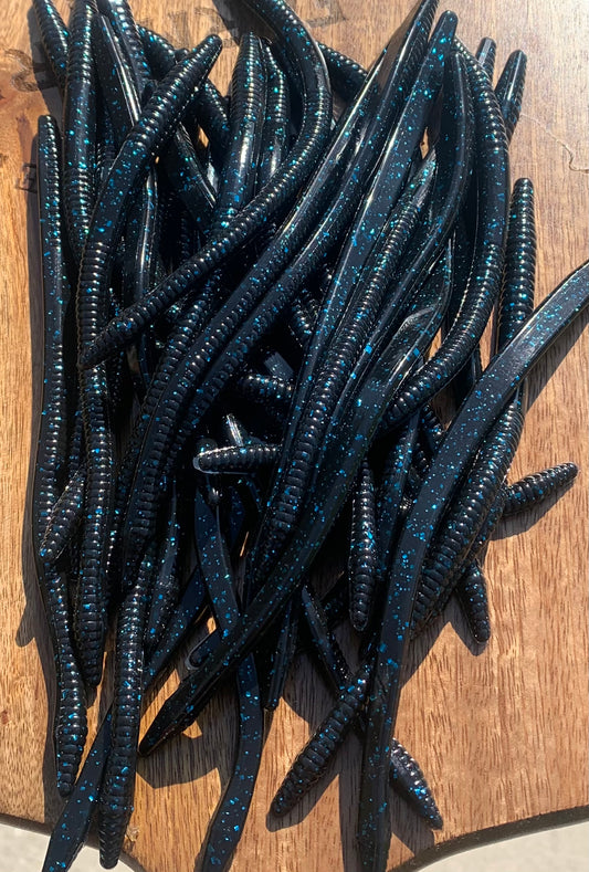 Ktrick Worm Color 013 Black w blue flk