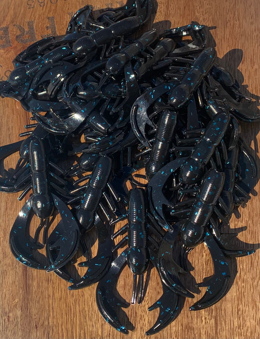 Knesse Craw Color 013 Black w blue flk