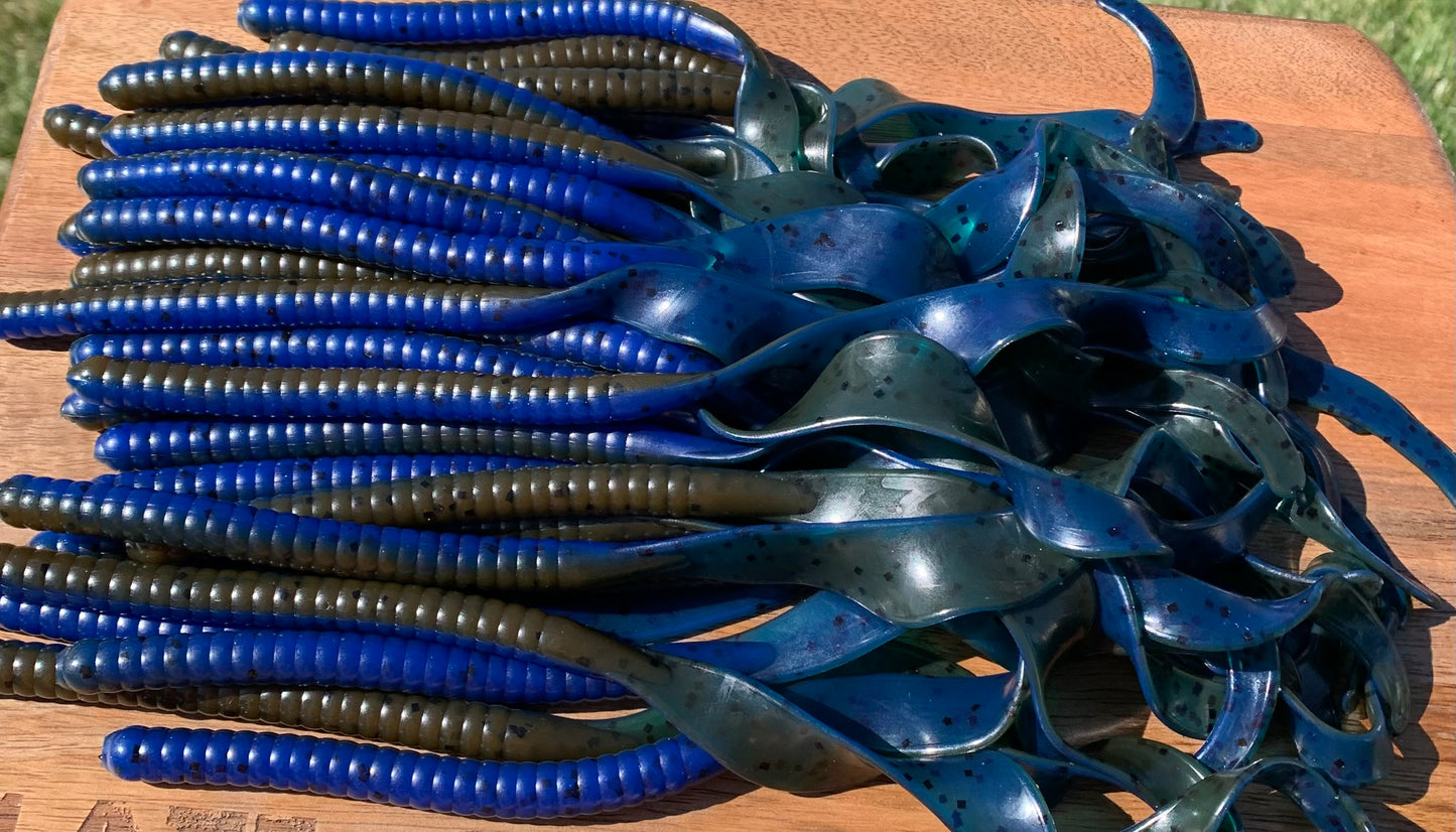 Kmag Worm Color 017 Blue Pumpkin Floating N/S