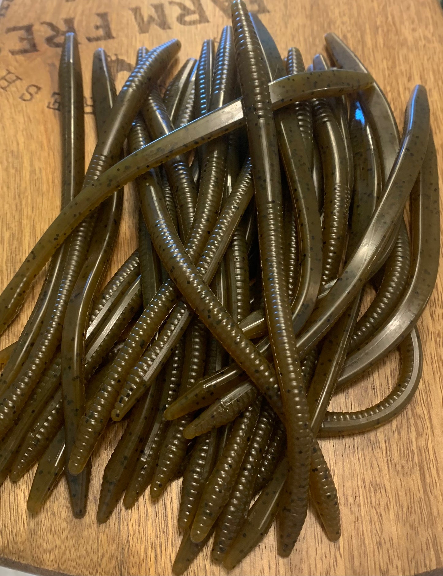 Ktrick Worm Color 012 Green Pumpkin Brown