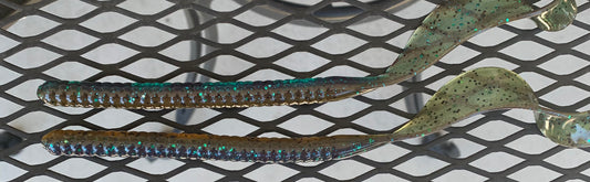 Kmag Worm Color 035 Green Pumpkin/Junebug