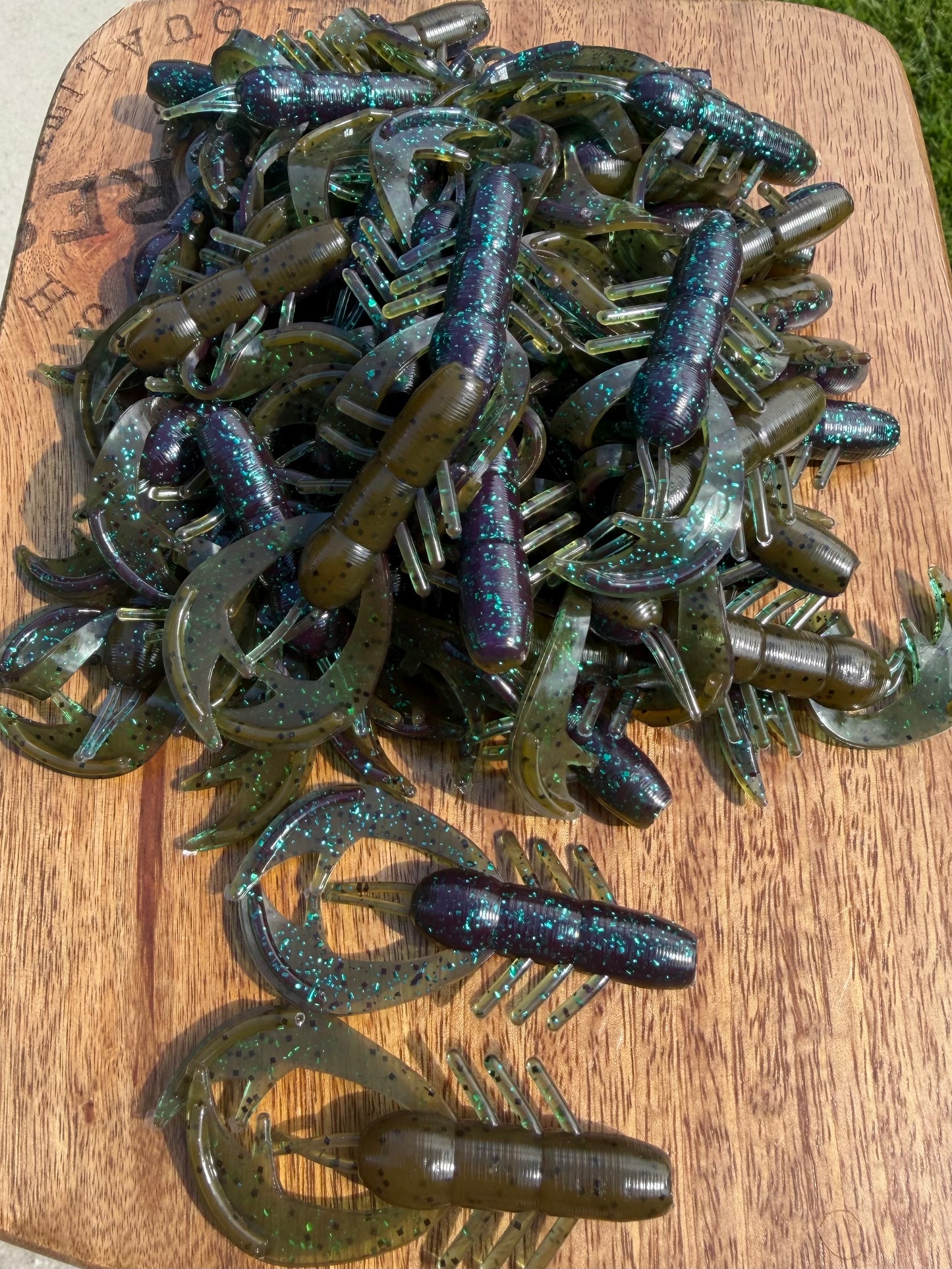 Knesse Craw Color 035 Green Pumpkin/Junebug